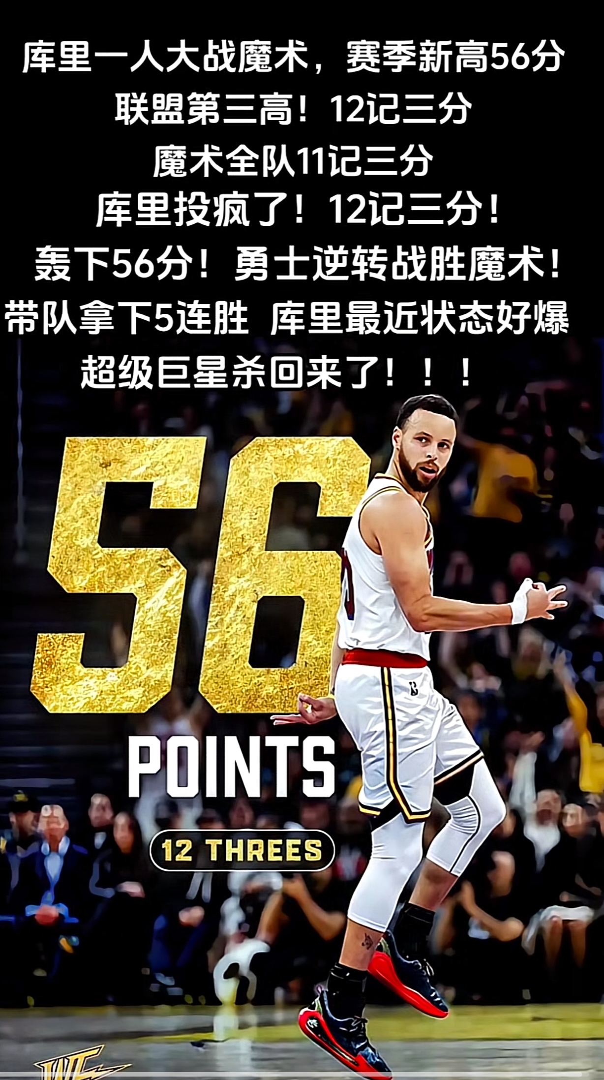 包含勇士复出首战，状态爆棚状态火爆，冲击季后赛成为焦点！的词条